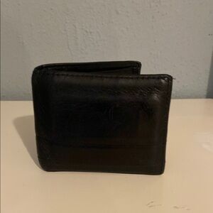 Fossil Men's Black Leather Wallet